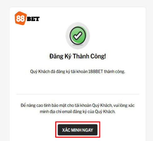 Xác minh tài khoản sau khi đăng ký TAPTAP